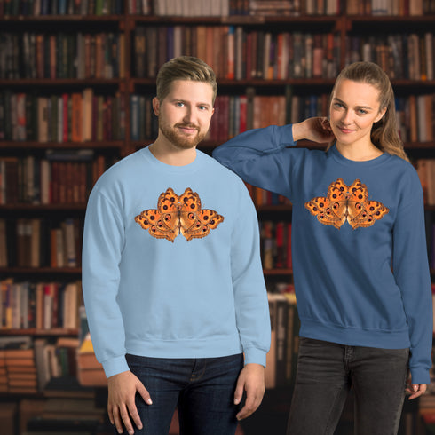 Moth Crewneck Sweatshirt-Unisex